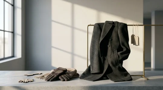 Strategic seasonal shopping concept for winter outerwear discounts