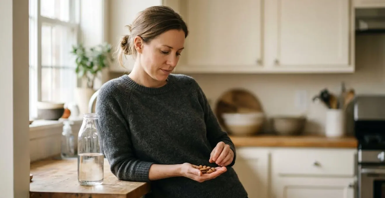 Person preparing for grocery shopping with mindful pre-shopping ritual to avoid impulse purchases